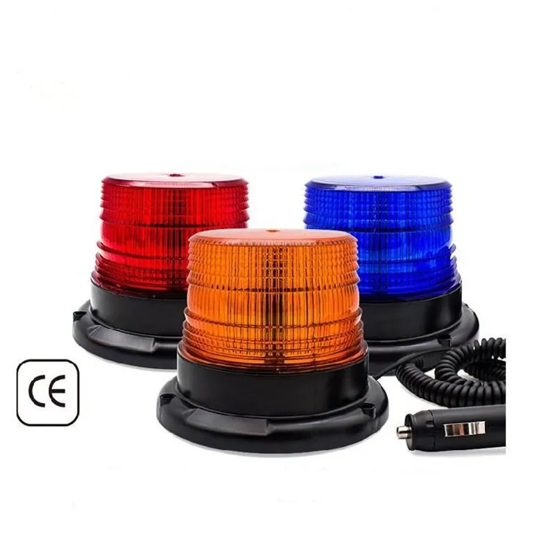 12V/24V LED Car Truck Strobe Warning Light Police LED Flashing Emergency lights Beacon Lamp with Magnetic Mounted