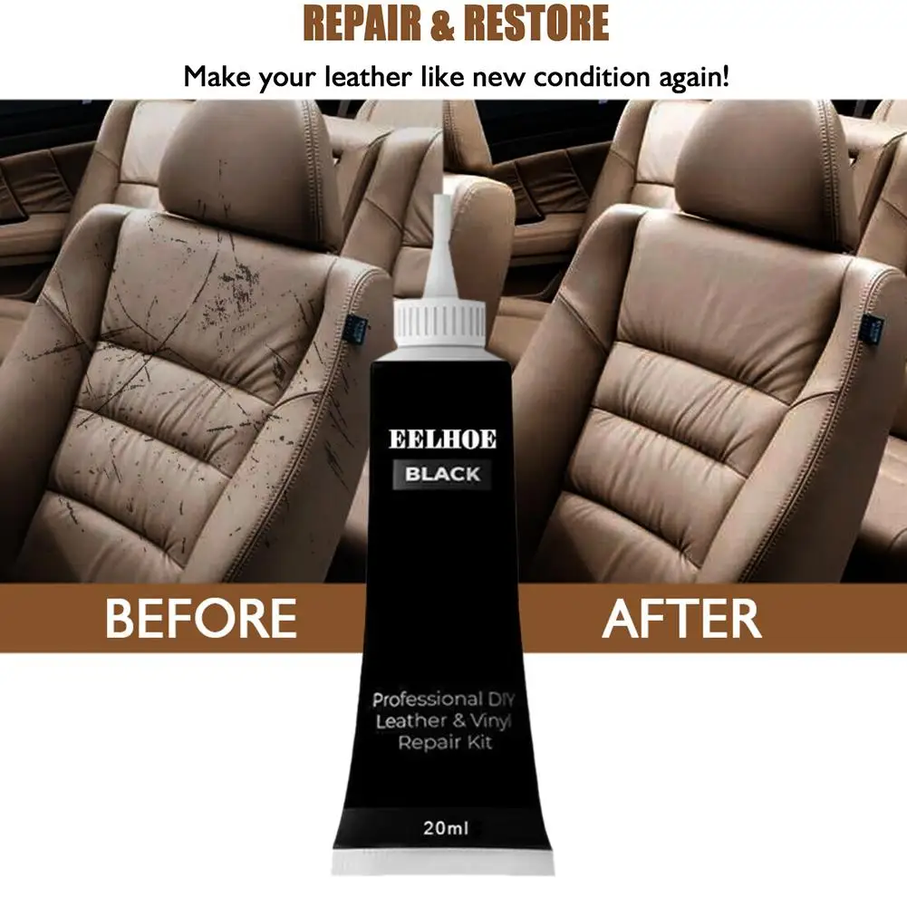 Leather Repair Cream Car Seat Leather Repair Agent Black White Leather And Vinyl Repair Kit Car Instrument Panels Sofas Repair