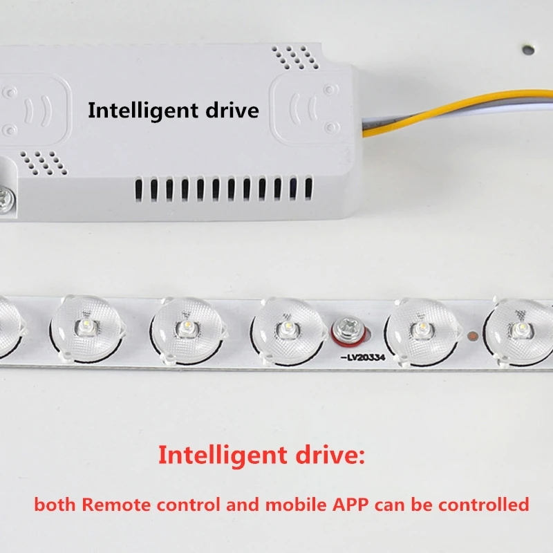 LED Ceiling Light With Remote Control Square Round Iron Kitchen Ceiling Chandelier Surface Mounted Ultrathin 5cm Home Decor Lamp