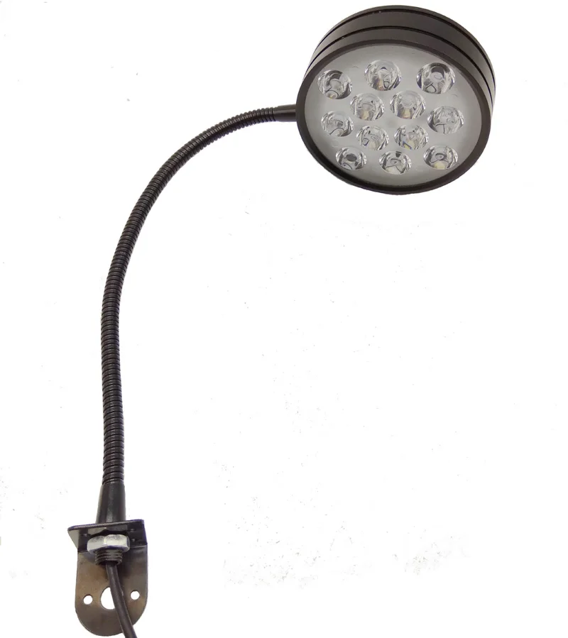 110V 220V 12W GOOSENECK MACHINE LIGHT LED