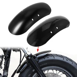 Motorcycle Custom Short Front Fender Cover Black Steel Iron For Harley Forty Eight XL1200X 2010-2017 16 15 14 13 12 11