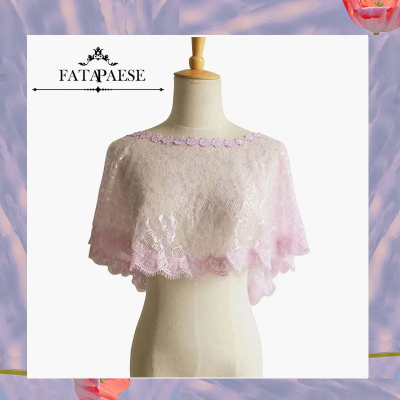 Multi-color Lace Bolero Wraps Women Bridal Cape Lace Female Shawl Evening Capes Short Bridal Wrap Vintage Wedding Accessories