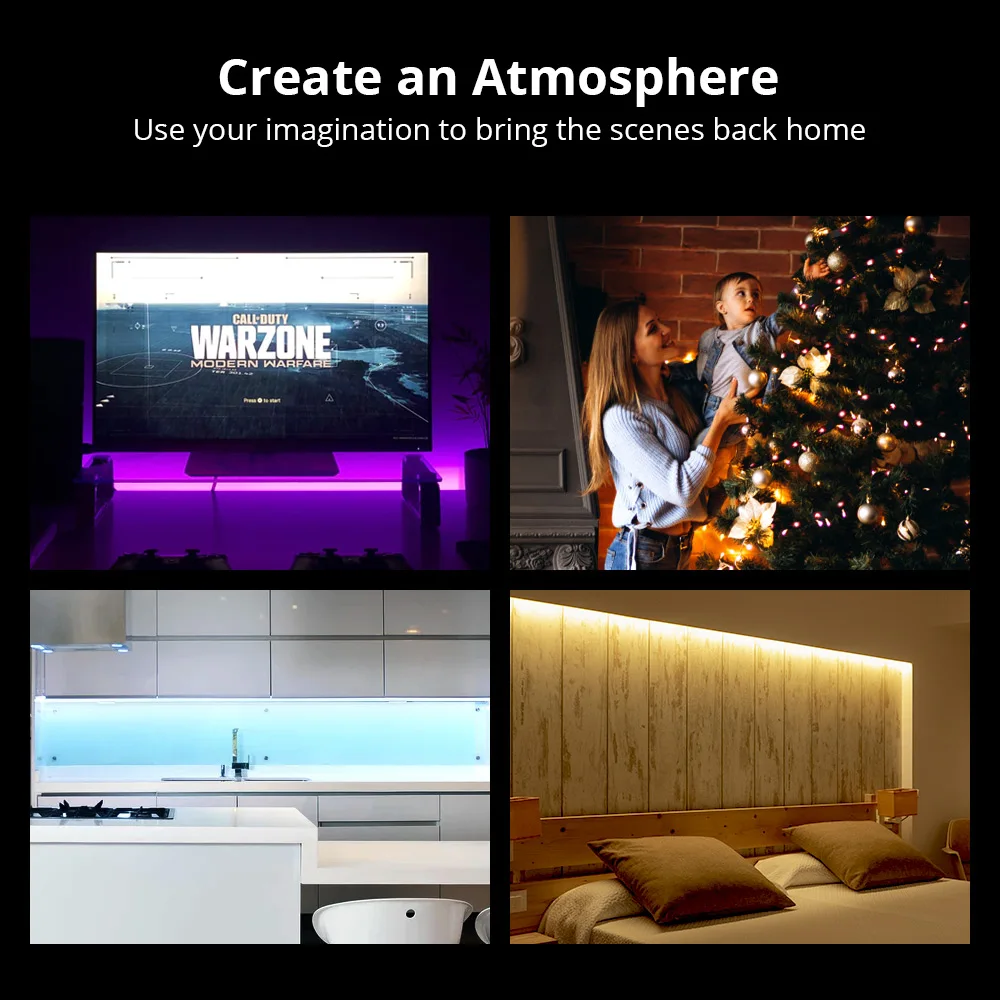 Itead SONOFF L1 Lite 5M RGB Wifi Smart LED-Licht Streifen EU/UNS Timer Gruppe Control Dance mit musik Arbeitet mit Alexa Google Hause