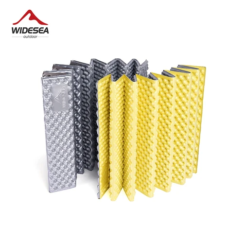 Widesea-esterilla de Camping a prueba de humedad, colchoneta portátil para dormir, colchón de cama de espuma para Picnic, equipo de viaje para senderismo, impermeable