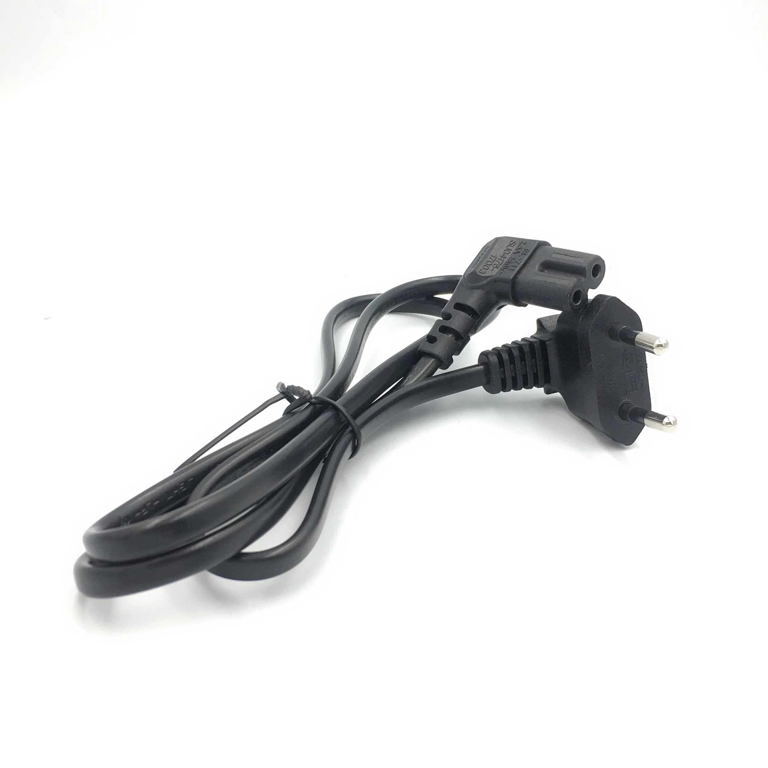 3M 90 درجة Schuko CEE7/16 أوروبا 2pin ذكر إلى الزاوية اليمنى IEC 320 C7 كابل سلك إمداد الطاقة #2