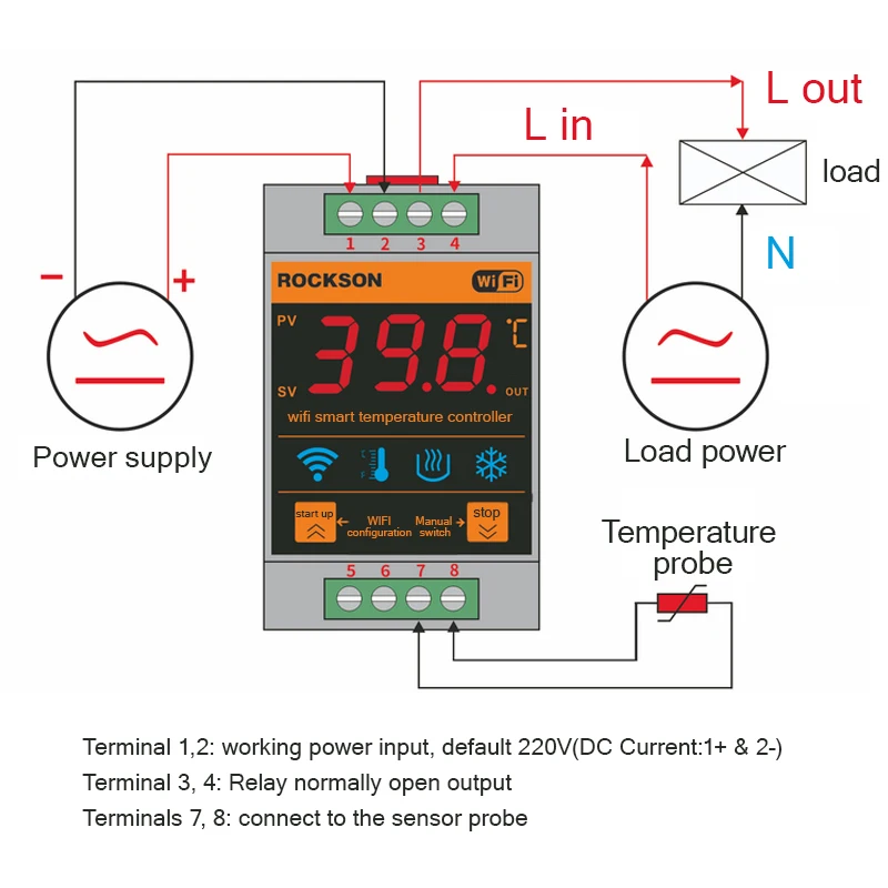 Controlador de temperatura inteligente WIFI, termostato Digital, Control remoto, TRV, calefacción de Caldera, temporizador de refrigeración, alarma