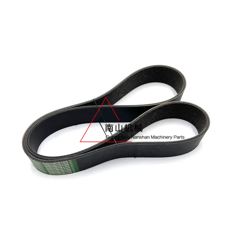 Free shipping Excavator Hitachi EX600 fan belt air conditioning belt engine belt 12PK1370 excavator parts