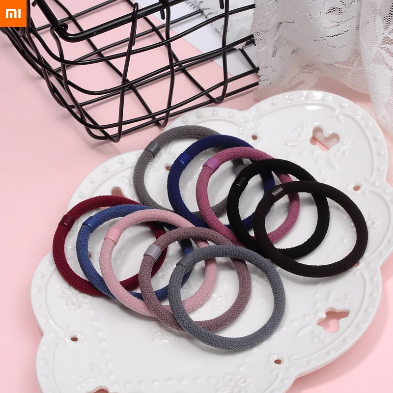 12PCS/Set youpin Jordan&Judy Girls Candy Colors Nylon Elastic Hair Bands Children Rubber Band Headband Scrunchie Fashion Hair Ac