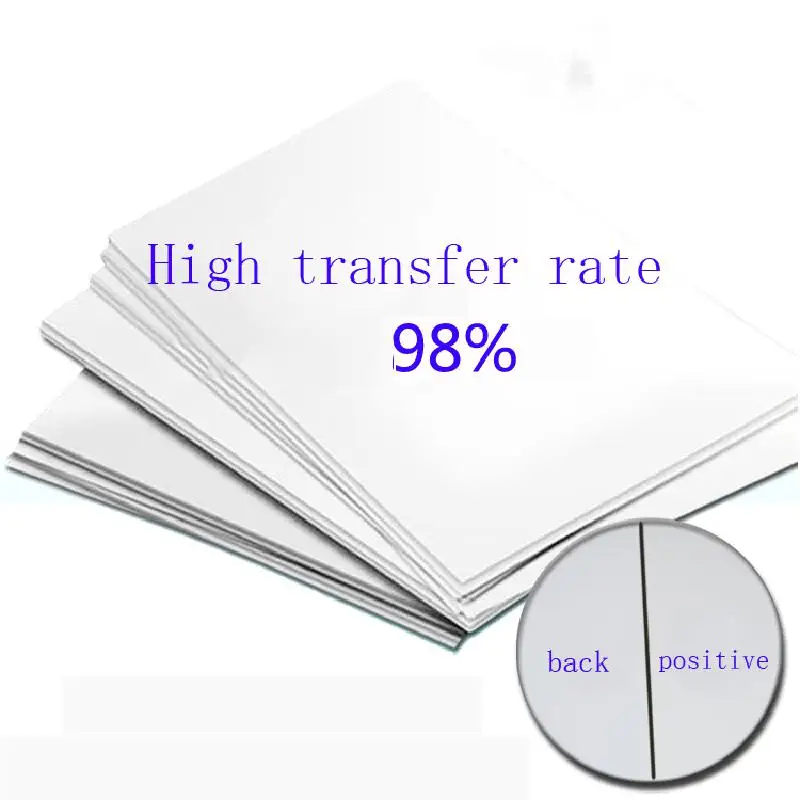 100 Sheets Of A4 Thermal Transfer Quick-drying Paper, Gearless Printing, No Curl, High Transfer Thermal Transfer Fast Paper