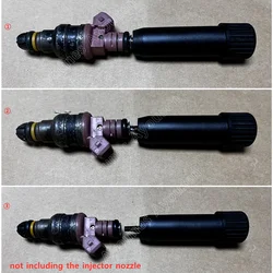 Extractor de herramientas de extracción de filtro de inyector de combustible, Kit de servicio de inyector de combustible de repuesto automático, filtro antiguo móvil, 1 ud.
