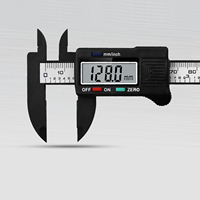 100mm Electronic Digital Caliper 4 Inch Electronic Vernier Caliper Plastic Fibre Gauge Micrometer Ruler Measuring Instruments