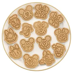 Mouse And Duck Cookie Cutter Plastic Biscuit Baking Fruit Knife Kitchen Cake Mold Tools Embossing Printing