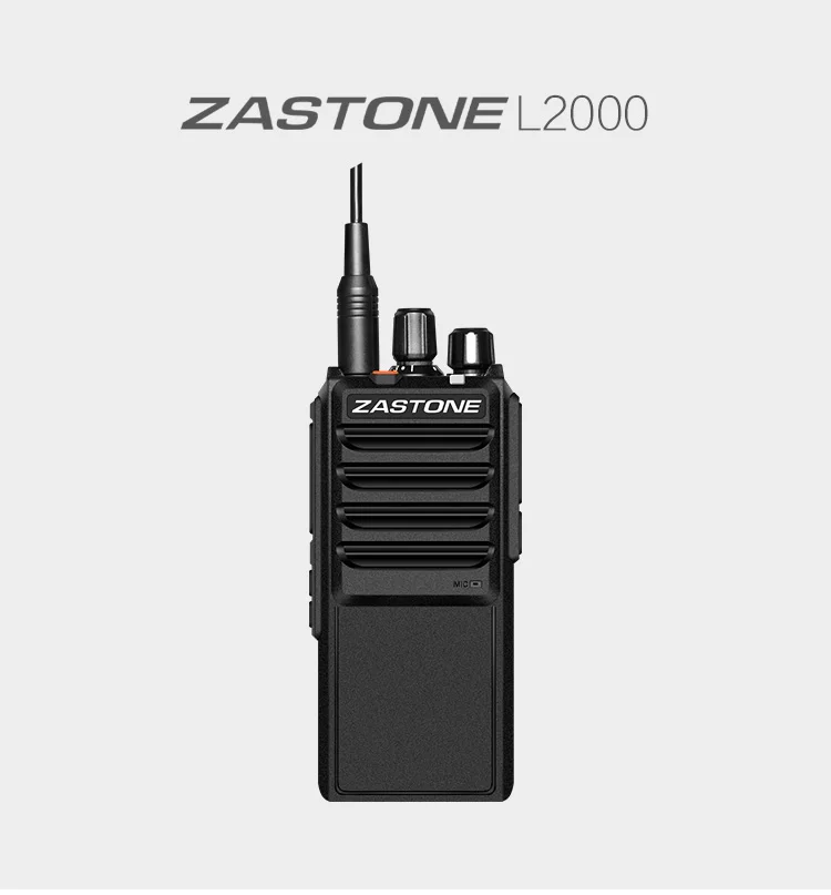 

2021 New Zastone L2000 20W Walkie Talkie Uhf Two Way Radio Ham Radio 4000mAh high-power Walkie-Talkie 20km