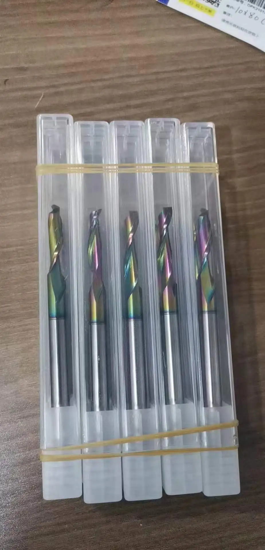 Singolo Flauto Punte del Router di Un Flauto A Spirale End Macinapepe Fresa in metallo duro A Spirale Fresa Cutter per la Copia di Routing Mach