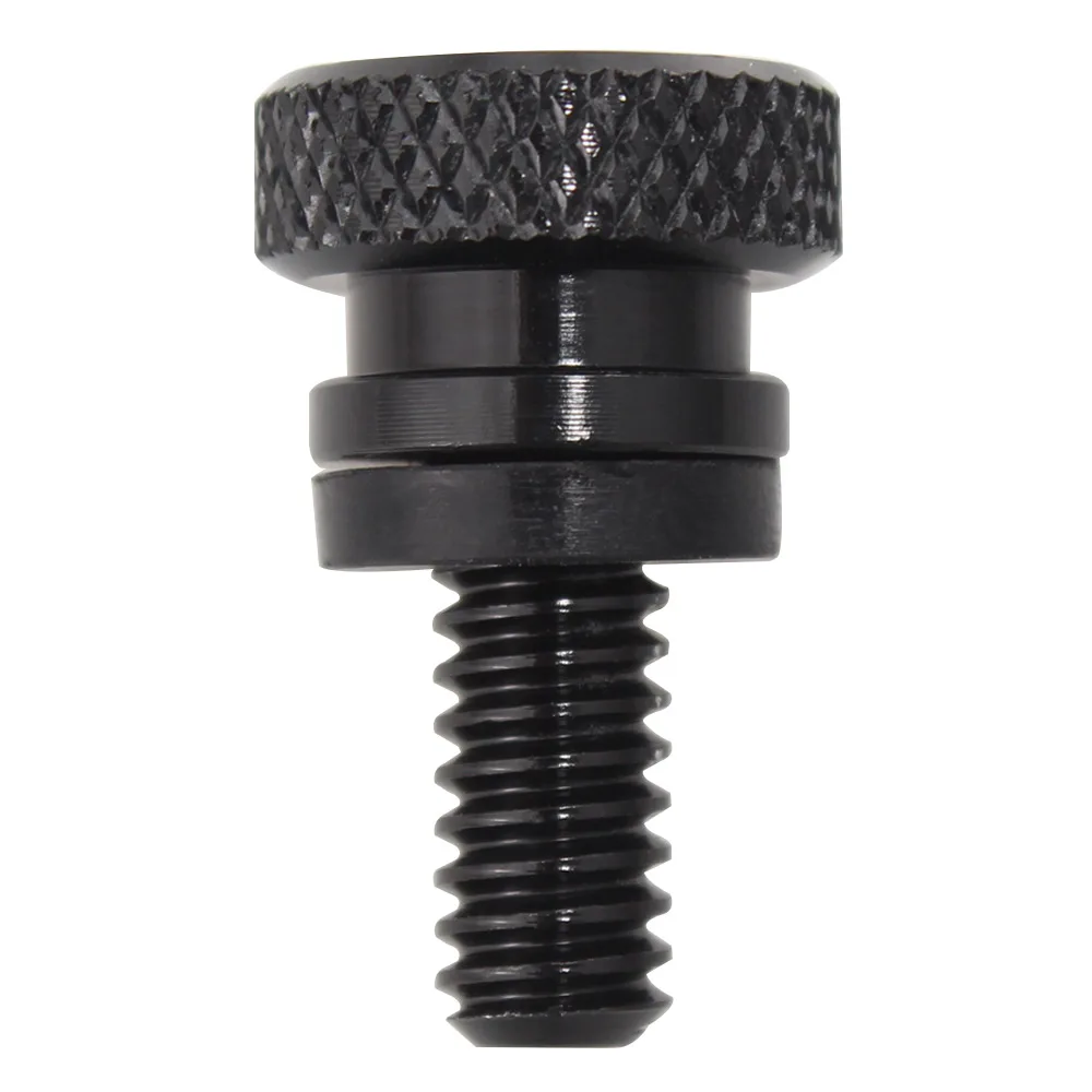 Mini guardabarros trasero de 1/4 pulgadas para asiento de pasajero, tornillo de lengüeta para Harley Sportster XL 883 1200 Dyna Bob Touring Glide