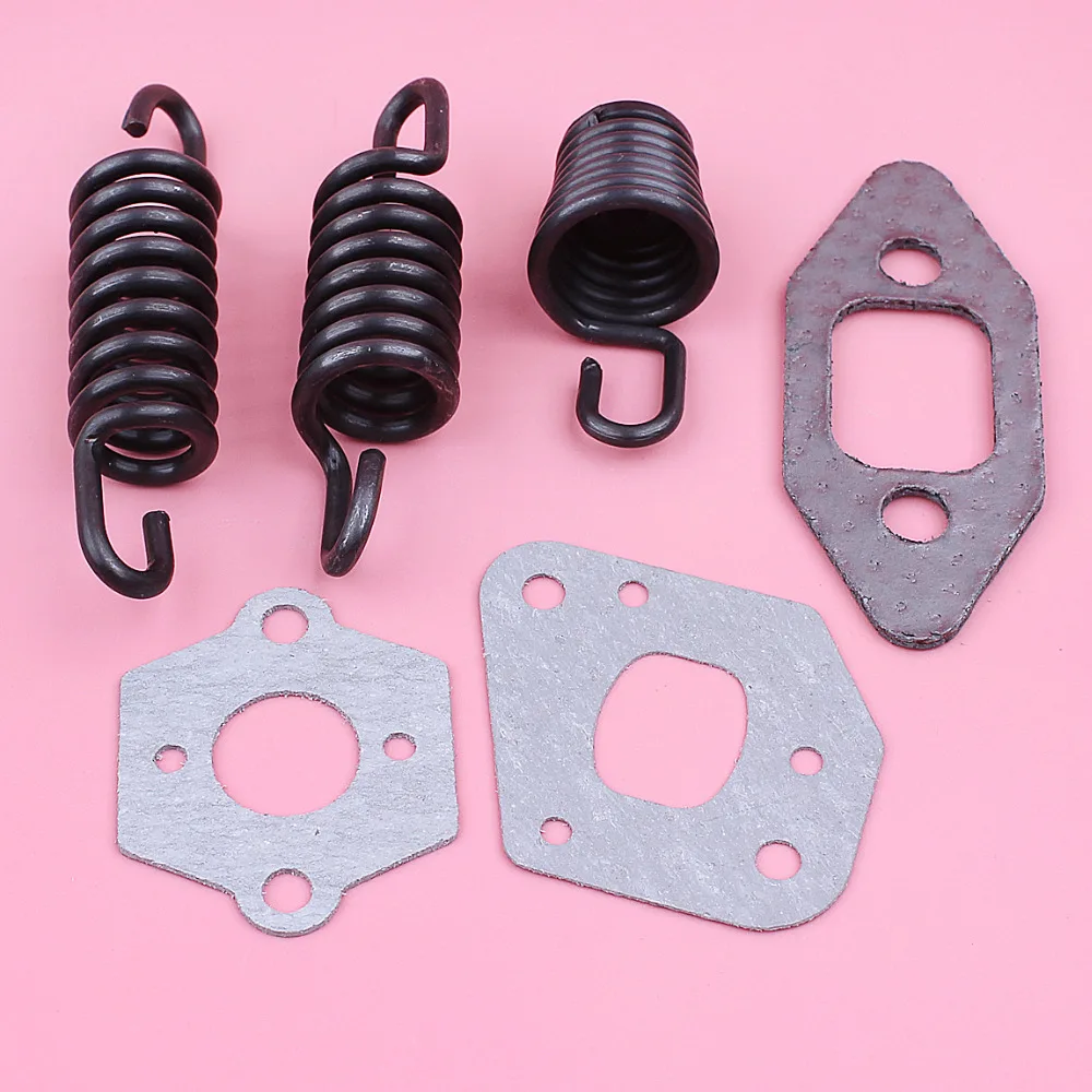 Imagem -03 - Carburador Carb Gasket Tampão av Spring Mount Conjunto para Partner 350 351 352 370 390 Motosserra Peça de Reposição