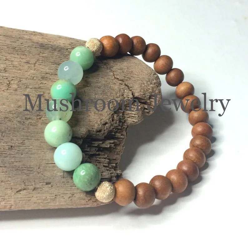 

Minimalist Natural Wood Bracelet Men Grade Stone Beaded Braclet Homme Meditation Braslet Pulsera Hombre Gift