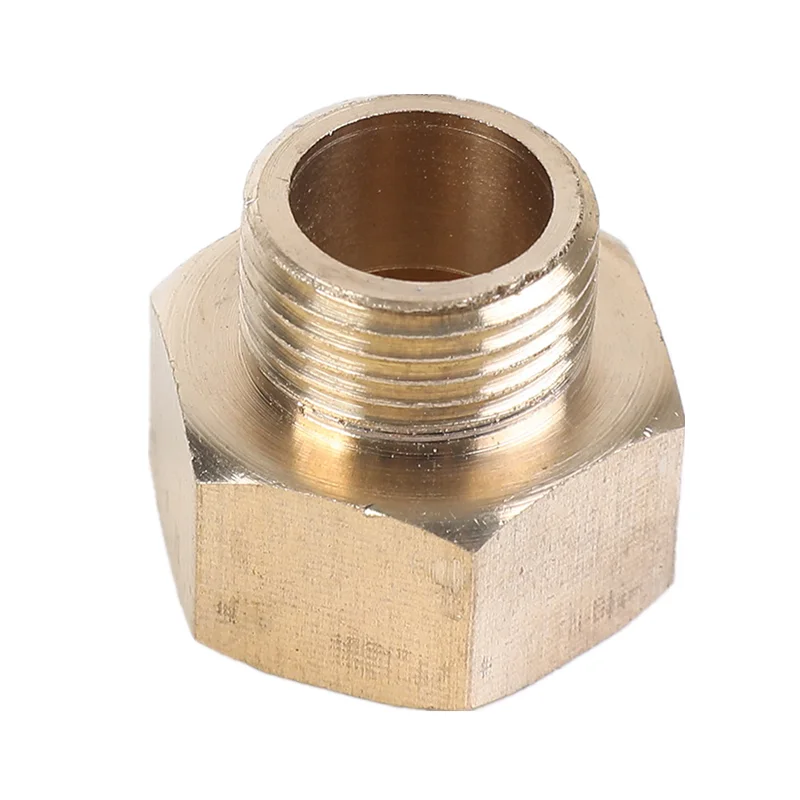 Brass 1/8 1/4 3/8 Female to Male Threaded Hex Bushing Reducer Copper Pipe Fitting Water Gas Adapter Coupler Connector