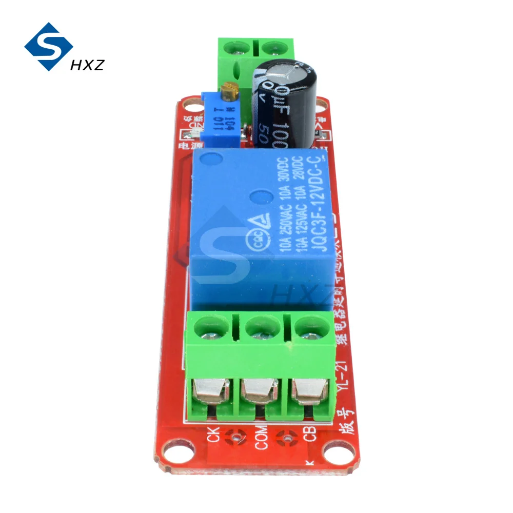 NE555 DK555 DC12 V Timer Switch Adjustable Disconnect Module Time delay relay Module DC 12V Delay relay shield 0~10S