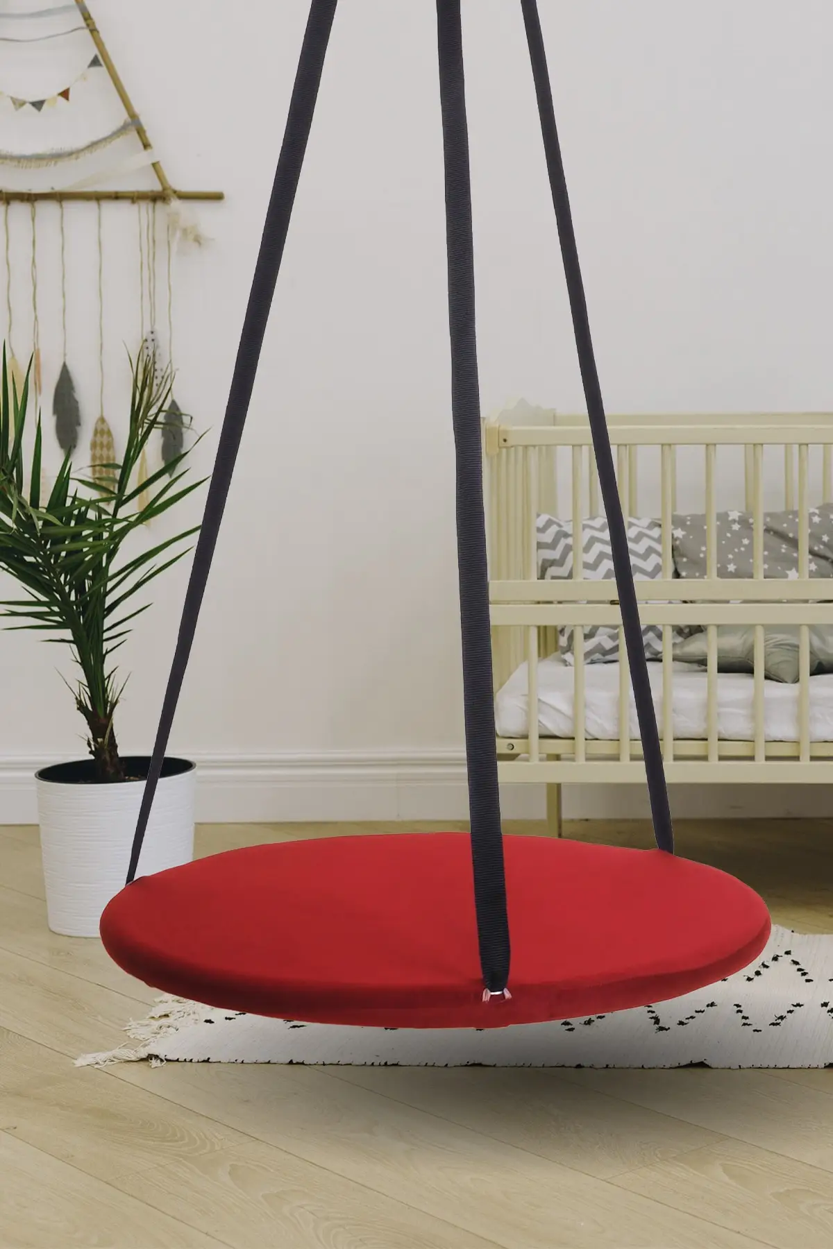 Swing Big size Ceiling Hanging Red Swing svava swing
