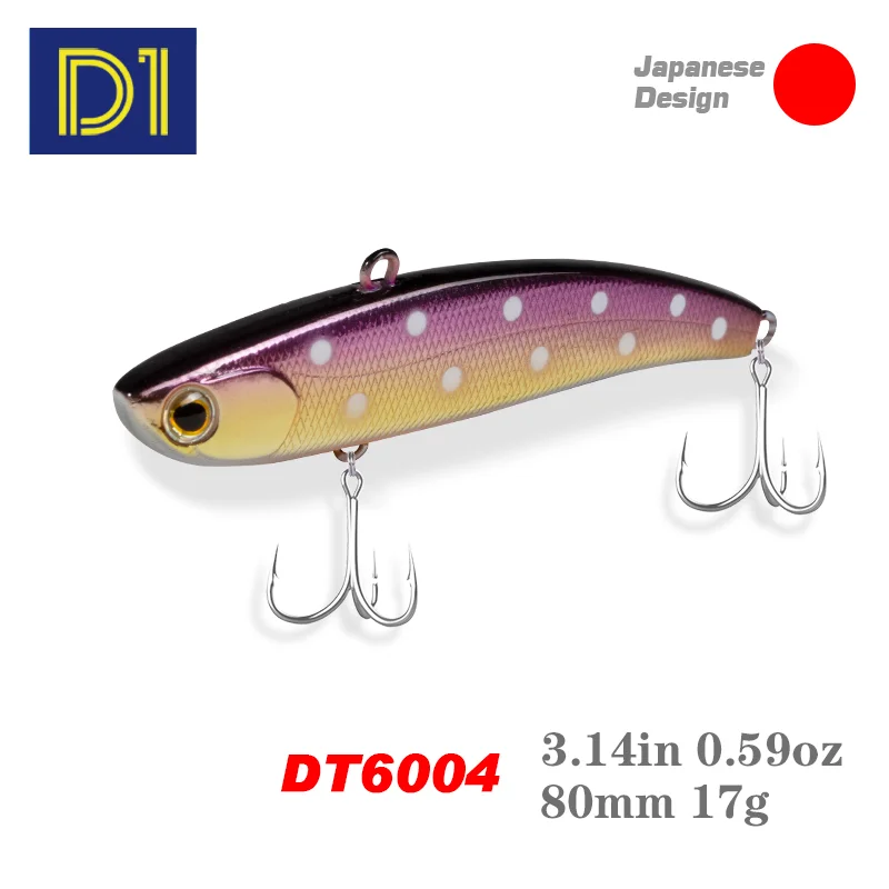 

D1 VIB Fishing Lures 80mm/17g 70mm/12g 60mm/10g Sinking Artificial Winter Rattlin Hard Baits For Bass Fishing Accessories