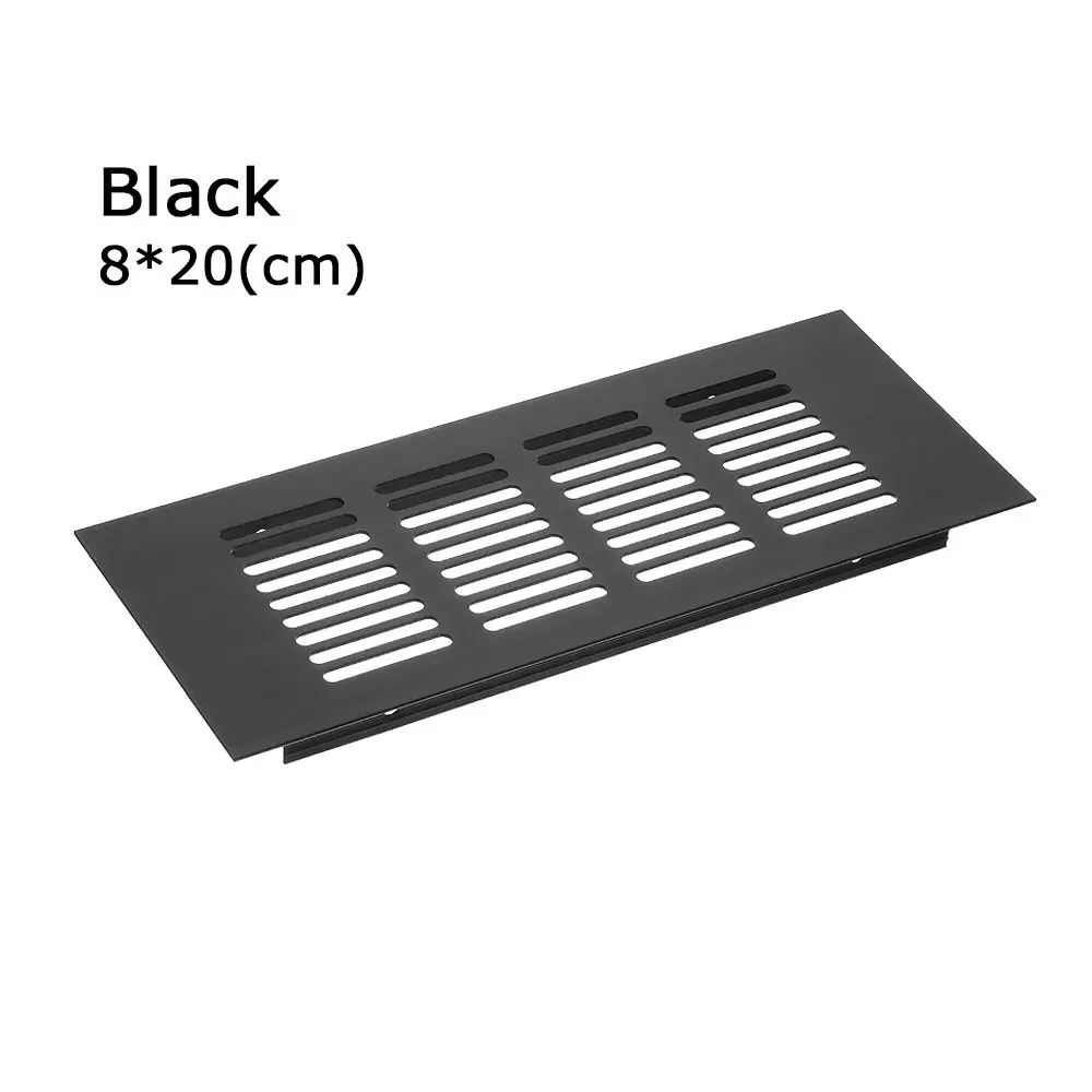 Grille D'aération Chrome Brillant Avec Lames - 22,9 X 15,2 Cm - Lot De 2 - Onestopdiy