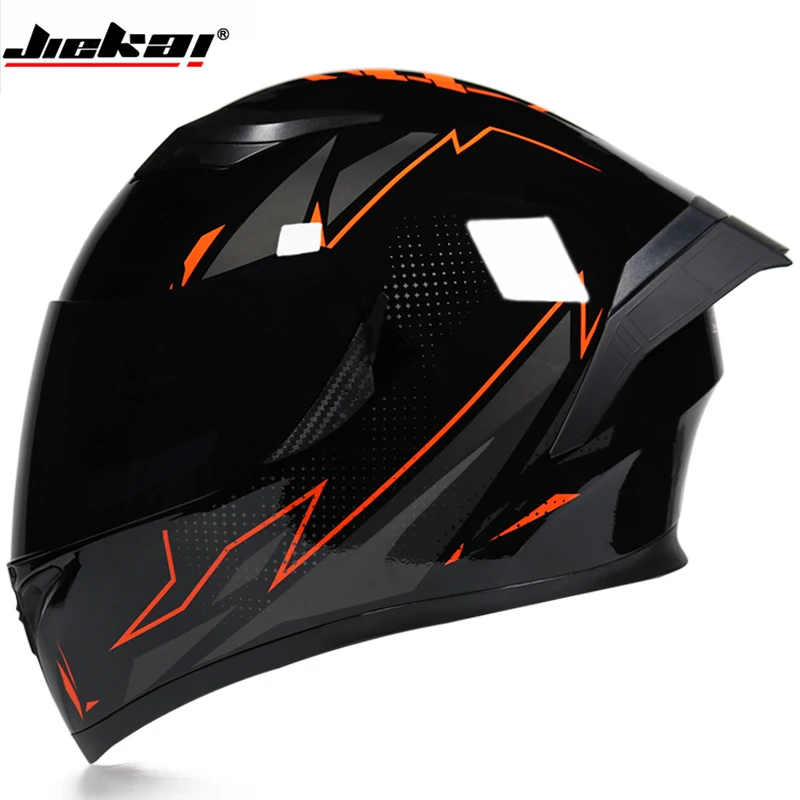 Motorcycle Helmets Safety Full Face Dual Lens Racing Helmet Strong Resistance Off Road Helmet DOT Approved