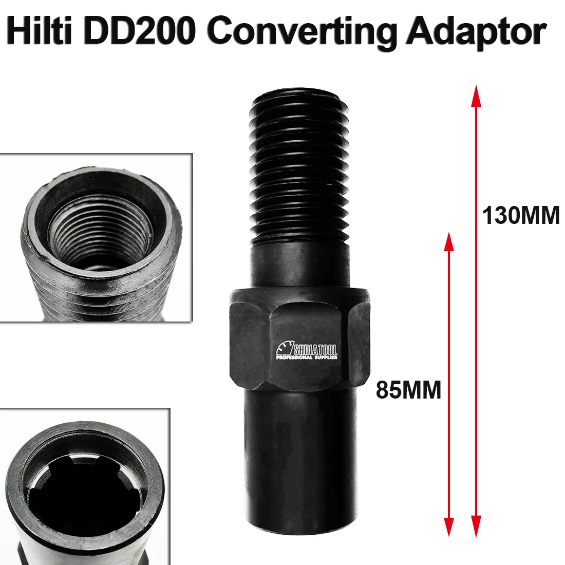 SHDIATOOL 1 Hilti Mũi Adapter Dành Cho HILTI Máy Hilti DD200 Chuyển Đổi Bộ Điều Hợp Kim Cương Lõi Kết Nối Bộ Chuyển Đổi