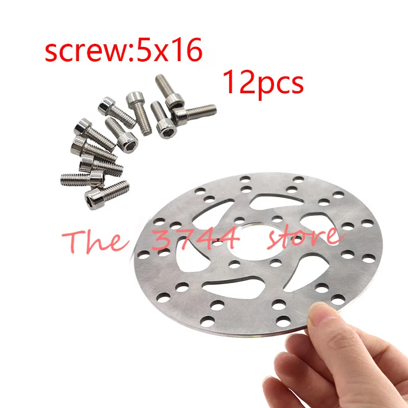 12pcs screws Chinese Halei Harley Scooter 5x16 Brake disc screw For Citycoco Electric     Accessories