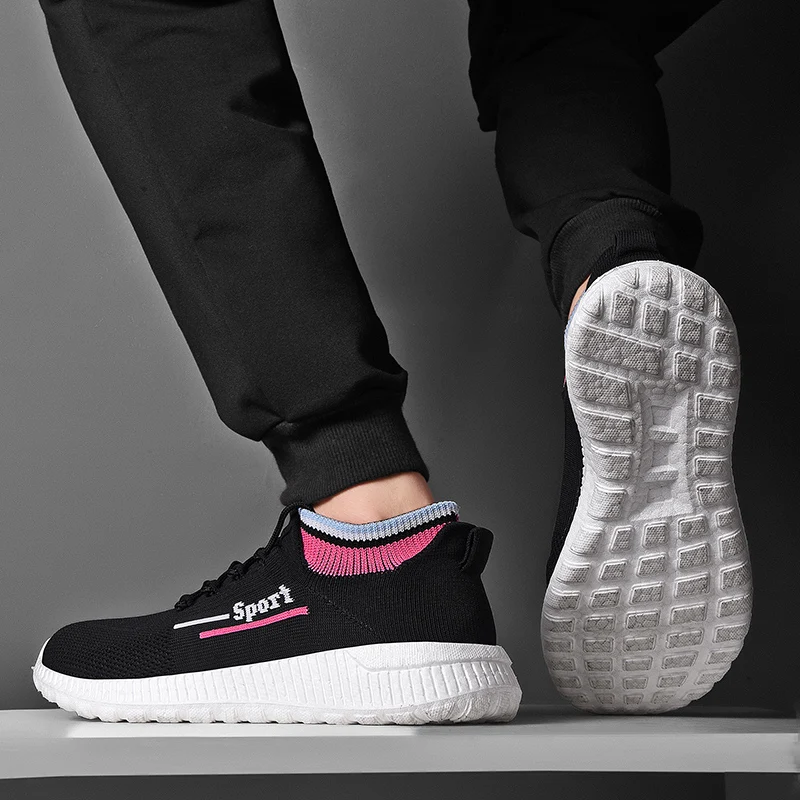 Hot Sale Tenis Feminino 2020 Unisex Socks Light Soft Gym Shoes Women Tennis Shoes Male Stability Walking Sneakers Trainers Cheap