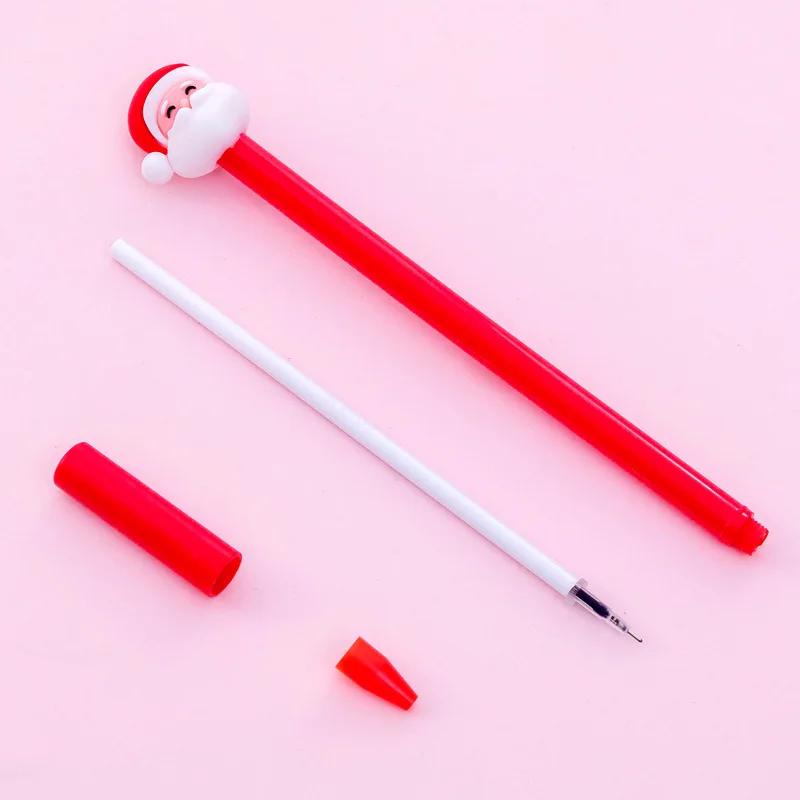 20 Pcs Creative Gift Pack Reindeer Christmas Gel Pen Student Writing Creative Office Stationery Signature Pen Wholesale