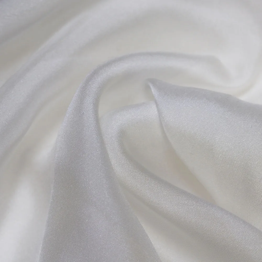 Wholesale 6mm 140cm White Thin Un-dye Nature Silk Chiffon Fabric Meter Prue Silk Dress Lining Fabrics for Painting and Sewing