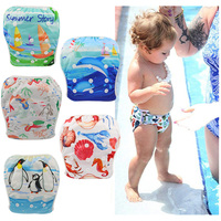 Ship out within 24 Hours Waterproof Swim Diapers Pool Pants Eco-friendly Baby Swim Diaper Pant Adjustable Size Suit for 3-15KG