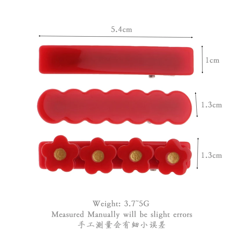 60+COLOR wholesale candy color bar flower fancy hair clips grips accessories for kids girls children