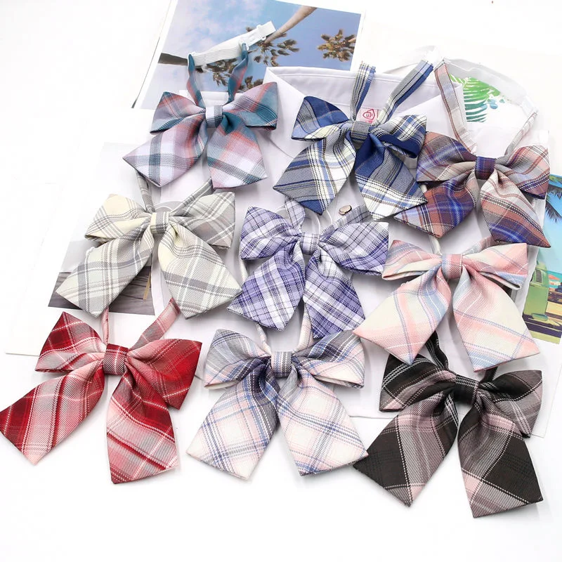 Cosplay Butterfly Women\'s Bow Tie Casual V-neck Cotton JK Uniforms Bow Ties Ladies Girl School Wedding Party Bowties Bow Knot