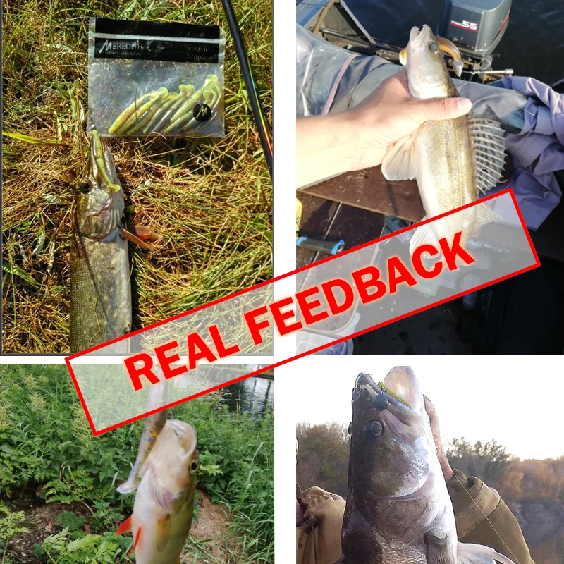 MEREDITH Fishing Lure Soft Swimbait Crazy Shiner 70mm 90mm 110mm 130mm Soft Lure Shad pike Zander Perch Troute Pesca Acesorios 6