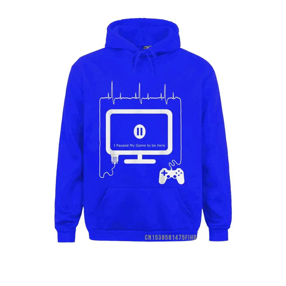 I Paused My Game To Be Here Funny Harajuku For Gamers Chinese Style Hoodies Men Sweatshirts Cool Thanksgiving Day