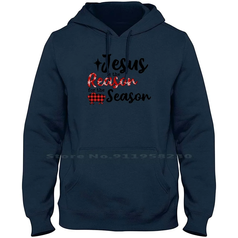 Jesus Is The Reason For The Season For Light Hoodie Sweater Cotton Christianity Christian Religious Religion Season Reason Bible