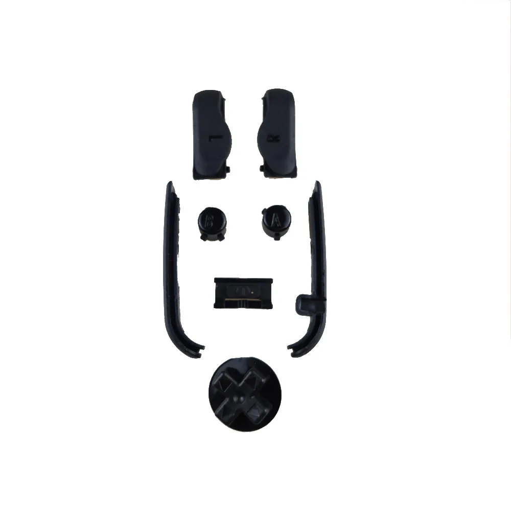 أزرار جديدة مخصصة لزر GBA أزرار B L R D-Pad لـ Gameboy Advance IPS V2 شاشة LCD مجموعات الإضاءة الخلفية عالية السطوع