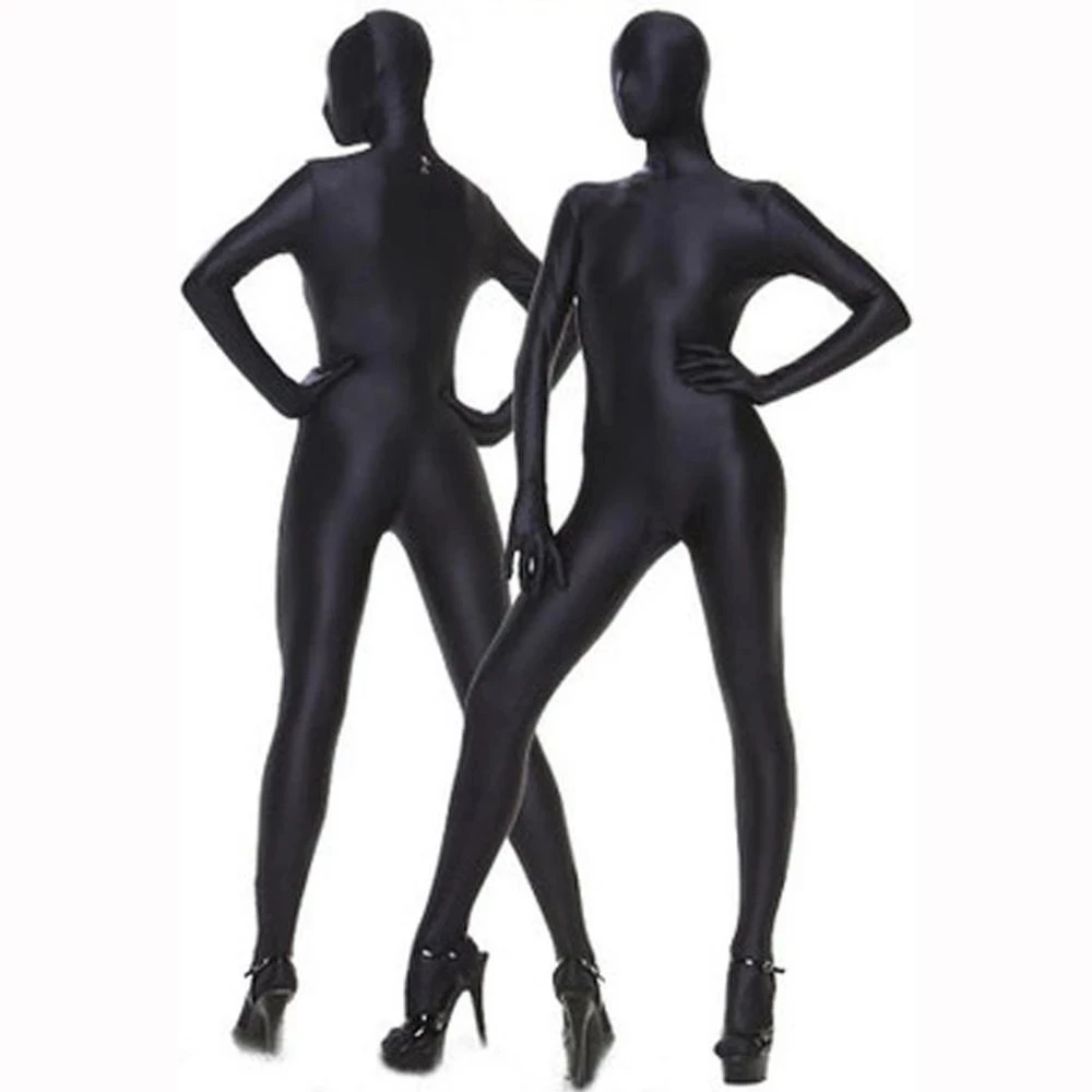 Sexy Cosplay Full Body Bodysuit Cover Sheer Open Crotch Need Not Disrobe Outdoor Sex Zentai Catsuit Pantyhose Erotic Lingerie