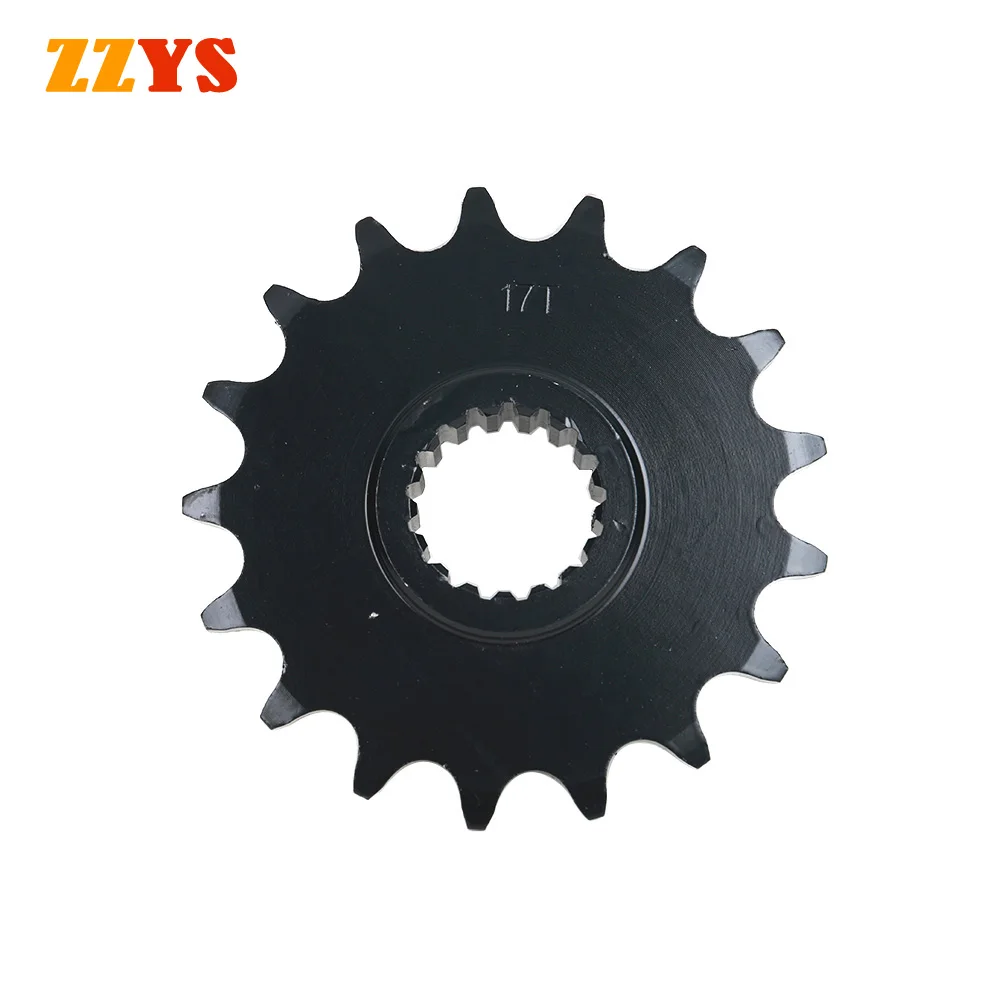 525 17T Front Sprocket Gear Wheel For Aprilia 1000 ETV Capo Nord 1000 RSV Mille R Tuono RSV100 ETV1000 For Husqvarna 900 Nuda