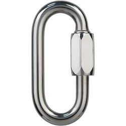 Excellent Quality O shape 18KN-28KN Professional Safety Master Lock Lifting Sling connection Buckle Carabiner Climbing Equipment