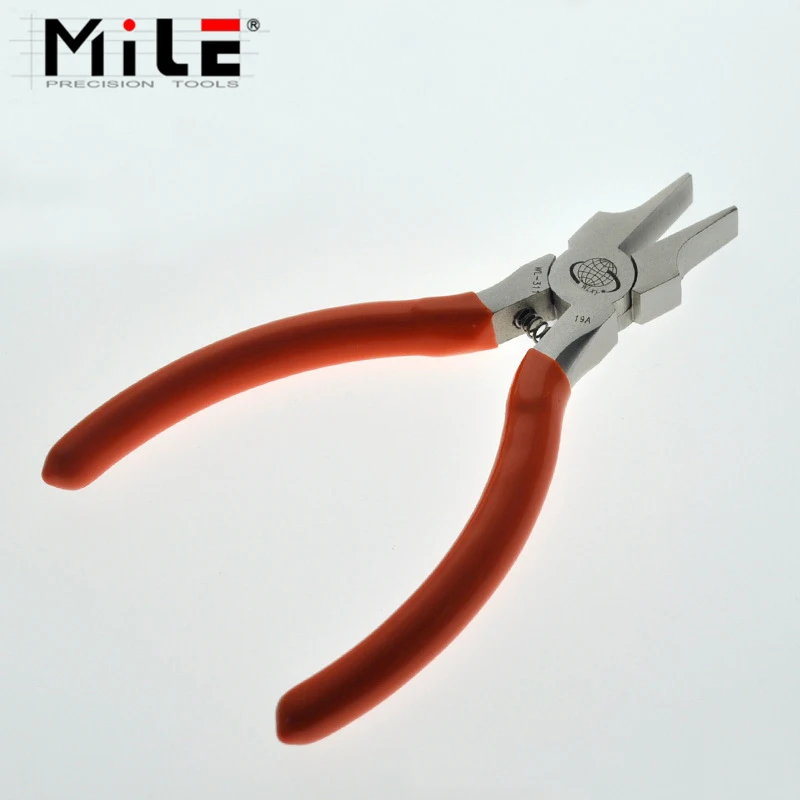 Wide Headed Toothless Flat Mouth Pliers DIY Handmade Pliers Suitable for Repairing Electronic Components Making Jewelry Etc