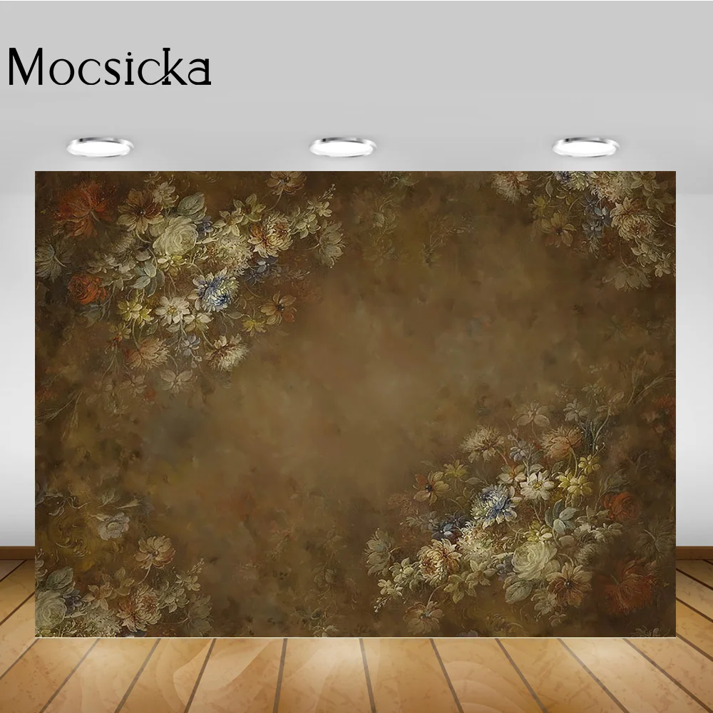 الرجعية الزهور صورة التصوير خلفية مجردة الملمس الأزهار القديمة ماستر خلفية الأطفال عيد ميلاد الفن استوديو التصوير الفوتوغرافي