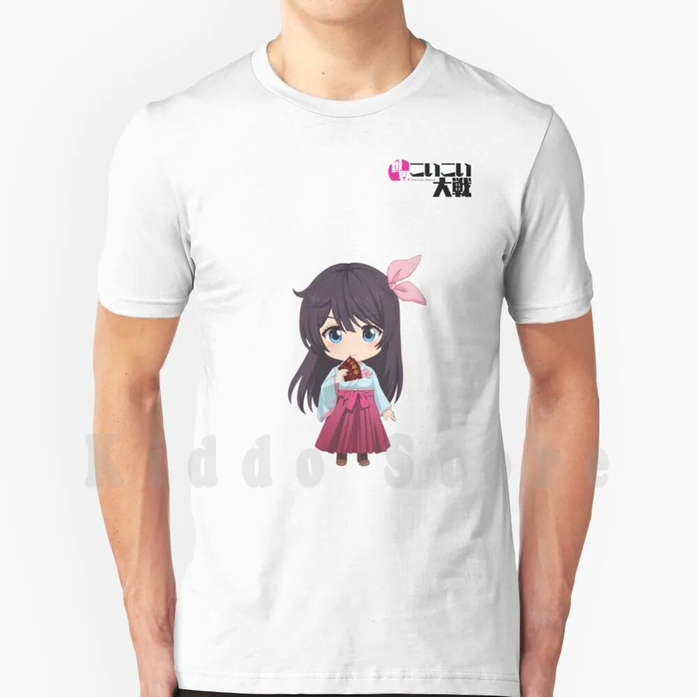 Koi Koi Wars 2 T Shirt Cotton Men DIY Print Cool Tee Sakura Wars Taisen Rpg Red Amamiya Koi Koi Hanafuda
