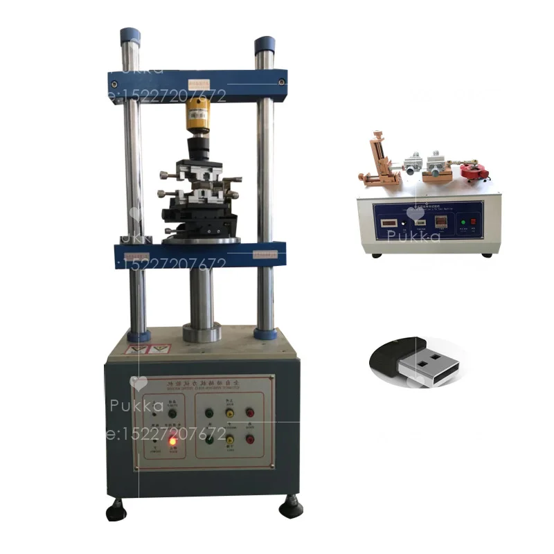 الحواسيب الصغيرة التوصيل الحياة اختبار آلة USB دائم/التوصيل المقبس/أفقي الحياة الإدراج قوة اختبار