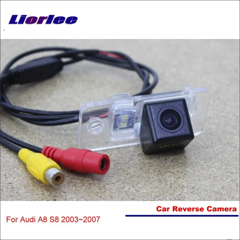 

For Audi A8 S8 RS8 2003-2007 Car Camera Rear View Back Parking CAM HD CCD Model RCA Interface NTSC System