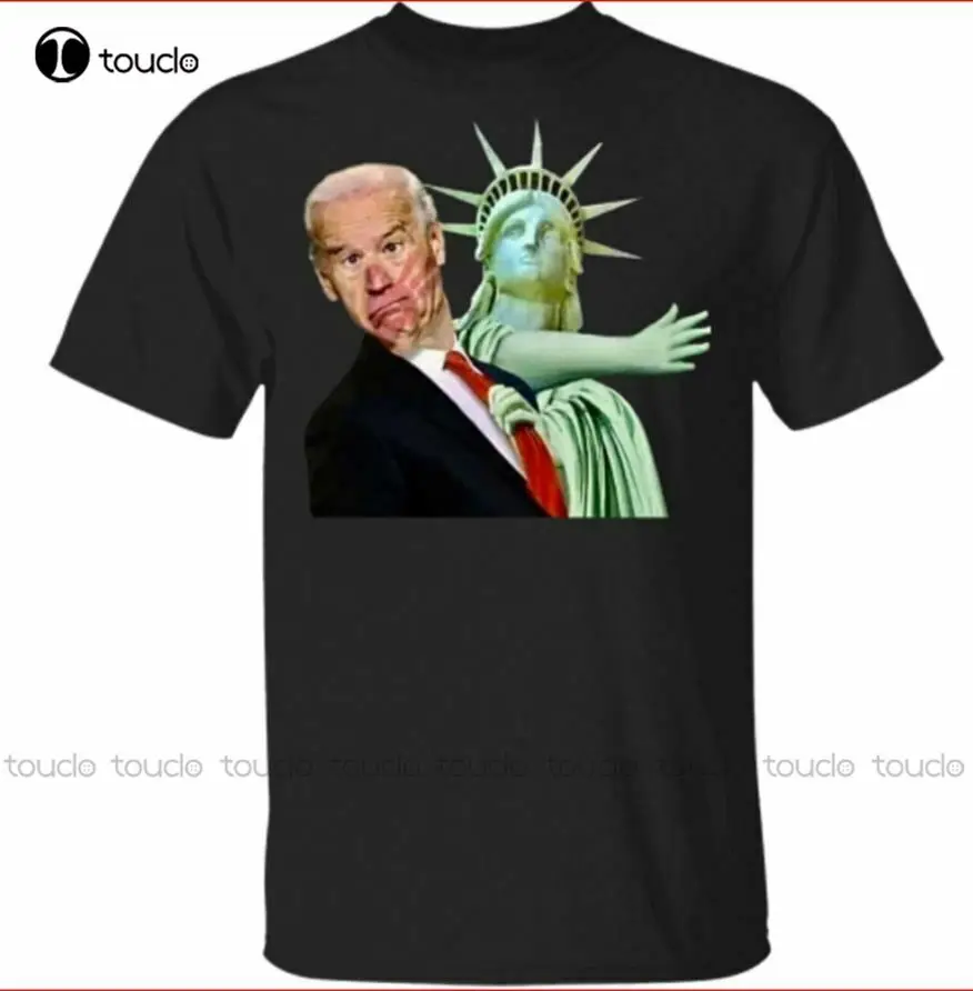 T-Shirt Jo Biden Statue Of Liberty Pro-America Anti-Biden Libtards Liberals Tee Mens Athletic Shirts Custom Aldult Teen Unisex