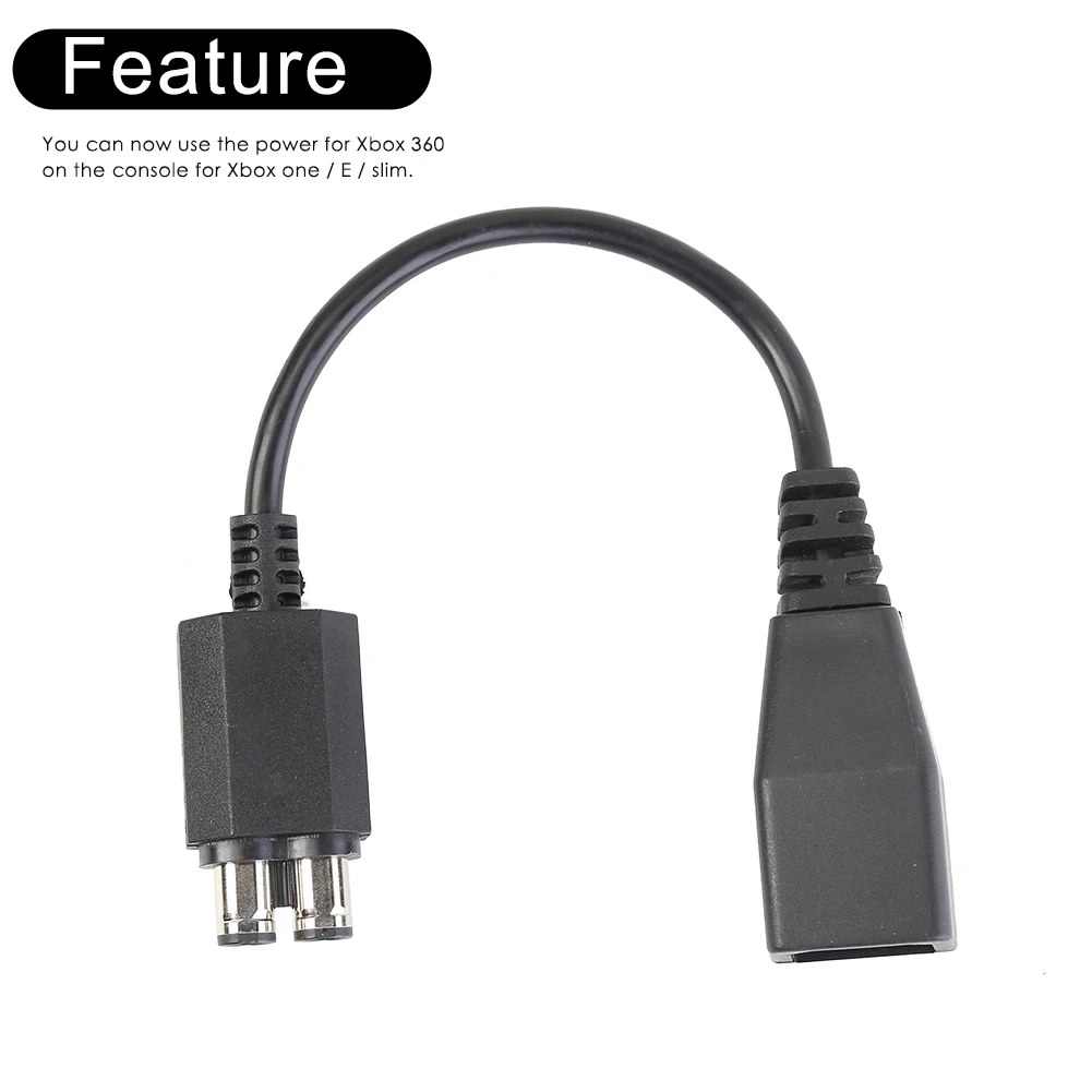 Gaming Transfer Cable Cord Wire For Microsoft Xbox 360 to Xbox Slim/One/E AC Power Supply Adapter Cable Transformer Converter