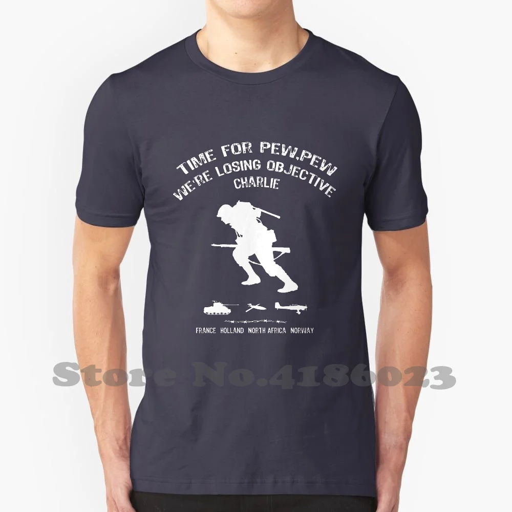 Time For , Battlefield V 100% Cotton T-Shirt Combat Battlefield 5 Battlefield V Designs Warfare Videogame Designs Video Games